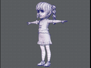 base girlv03 clothing v01 3Dモデル