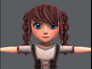 base girlv03 clothing v01 3D Model