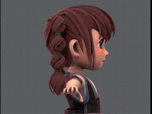 base girlv03 clothing v01 3D Model