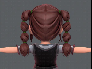 base girlv03 clothing v01 3D Model