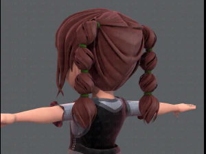 base girlv03 clothing v01 3D Model