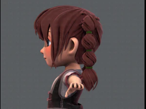base girlv03 clothing v01 3D Model