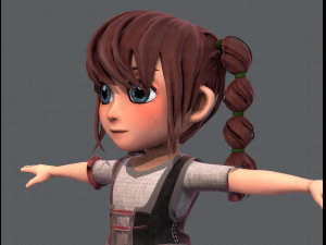 base girlv03 clothing v01 3D Model