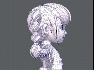 base girlv03 clothing v01 3D Model