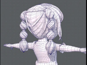 base girlv03 clothing v01 3D Model