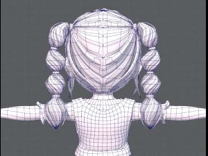 base girlv03 clothing v01 3D Model