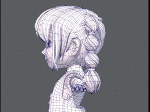base girlv03 clothing v01 3D Model