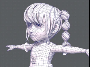 base girlv03 clothing v01 3D Model