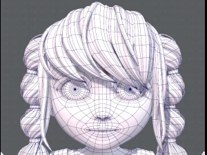 base girlv03 clothing v01 3D Model