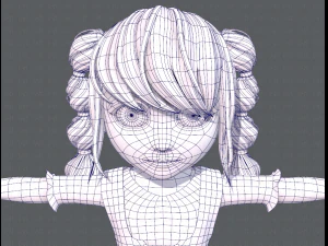 base girlv03 clothing v01 3D Model