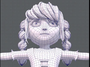 base girlv03 clothing v01 3D Model