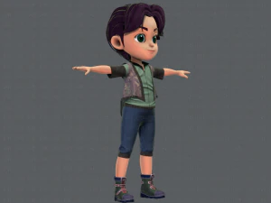 abbigliamento base boyv03 v01 Modello 3D