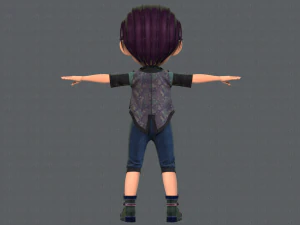 abbigliamento base boyv03 v01 Modello 3D