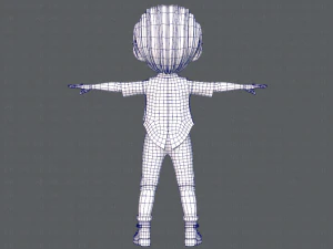 abbigliamento base boyv03 v01 Modello 3D