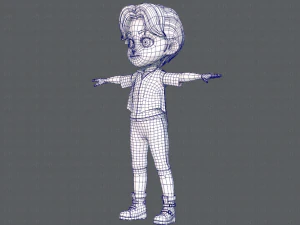 abbigliamento base boyv03 v01 Modello 3D