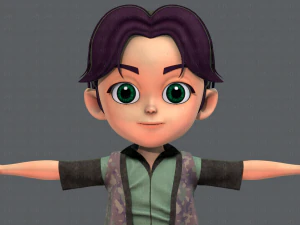 abbigliamento base boyv03 v01 Modello 3D