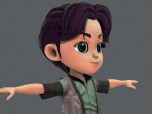 abbigliamento base boyv03 v01 Modello 3D