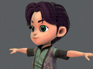 abbigliamento base boyv03 v01 Modello 3D