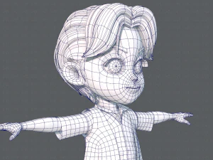 abbigliamento base boyv03 v01 Modello 3D