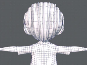 abbigliamento base boyv03 v01 Modello 3D