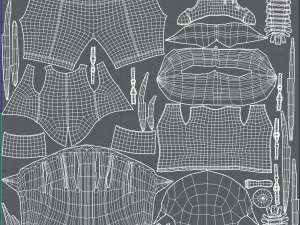 abbigliamento base boyv03 v01 Modello 3D