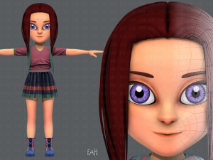 base girlv02 clothing v01 3D Model