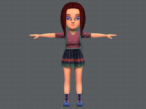 base girlv02 clothing v01 Modelo 3D