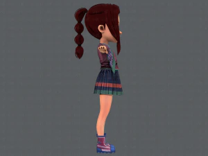 base girlv02 clothing v01 3D Model