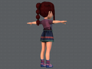 base girlv02 clothing v01 Modelo 3D