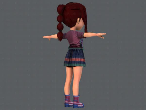 base girlv02 clothing v01 3D Model