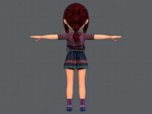 base girlv02 clothing v01 3D Model