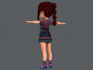 base girlv02 clothing v01 Modelo 3D
