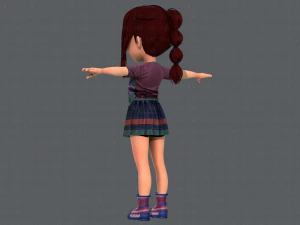 base girlv02 clothing v01 3D Model