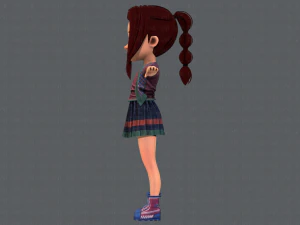 base girlv02 clothing v01 3D Model