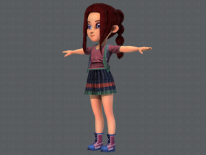 base girlv02 clothing v01 Modelo 3D