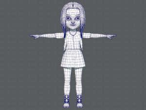 base girlv02 clothing v01 Modelo 3D