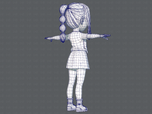 base girlv02 clothing v01 Modelo 3D