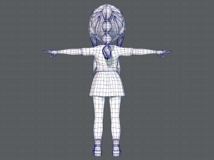 base girlv02 clothing v01 Modelo 3D