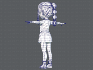 base girlv02 clothing v01 Modelo 3D