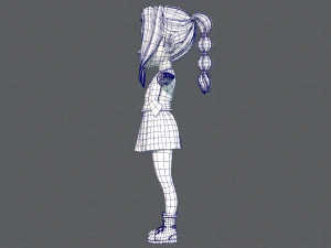 base girlv02 clothing v01 3D Model