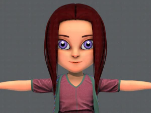 base girlv02 clothing v01 3D Model