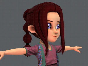 base girlv02 clothing v01 3D Model