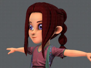 base girlv02 clothing v01 3D Model