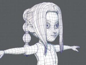 base girlv02 clothing v01 3D Model