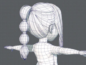base girlv02 clothing v01 3D Model