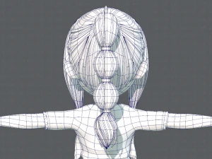 base girlv02 clothing v01 3D Model