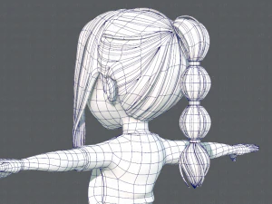 base girlv02 clothing v01 3D Model