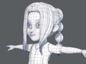 base girlv02 clothing v01 3D Model