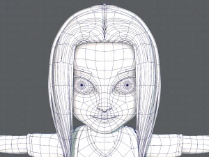 base girlv02 clothing v01 3D Model