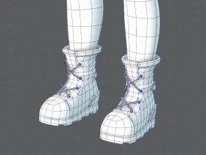 base girlv02 clothing v01 3D Model